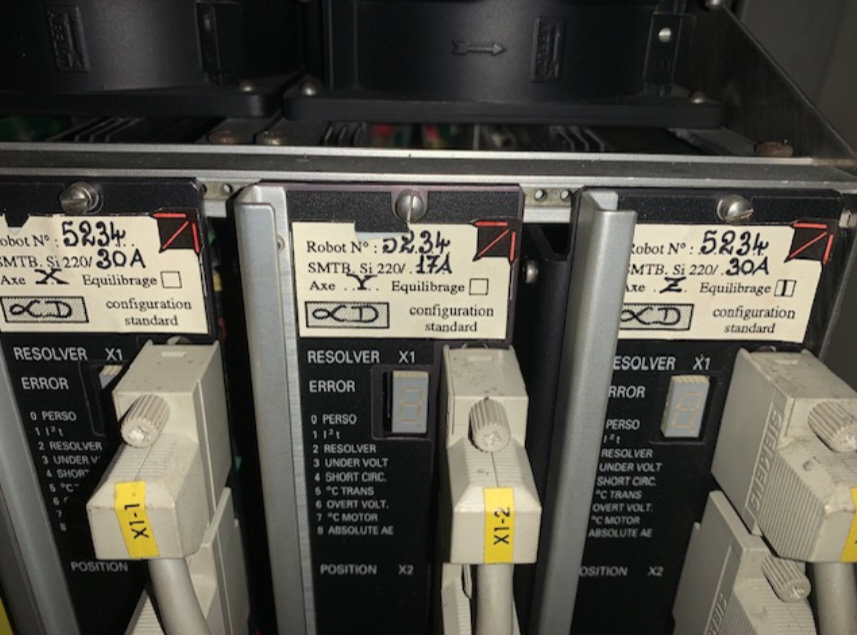 CARTE VARIATEUR SEPRO AXE