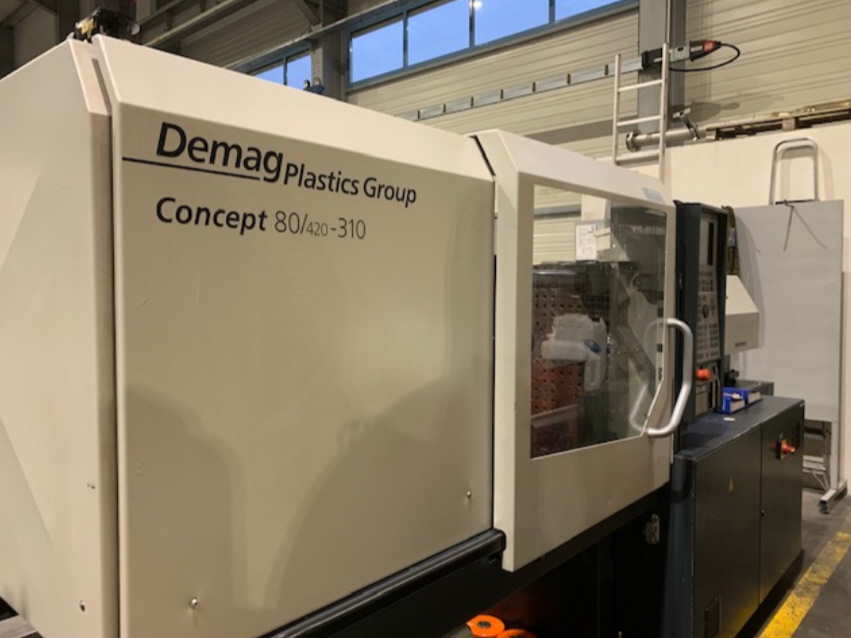 Presse à injecter DEMAG 80T 420 – 310 CONCEPT